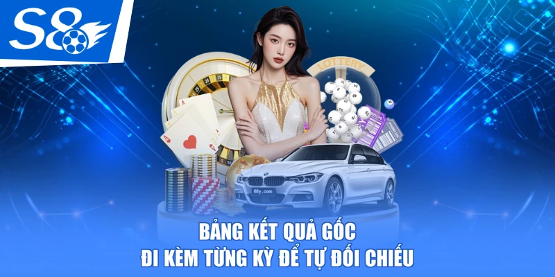Bảng kết quả gốc đi kèm từng kỳ để tự đối chiếu
