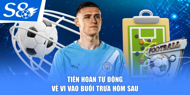 Tiền hoàn tự động về ví vào buổi trưa hôm sau
